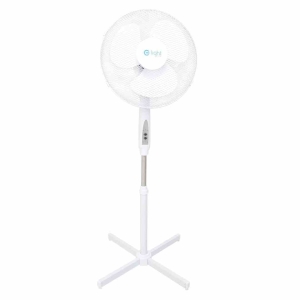 WENTYLATOR STOJĄCY EKO-LIGHT Z PILOTEM 16''BIAŁY