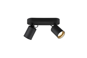 Pago lampa sufitowa (spot) 2-punktowa czarna 803500232