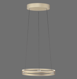 2550-60 PURE E-LOOP LAMPA WISZĄCA MATOWY MOSIĄDZ
