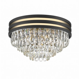 C0525-05A-P7D7 NAICA LAMPA SUFITOWA ZŁOTA&CZARNA/GOLD&BLACK