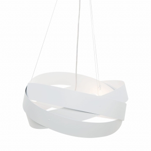 1117 LAMPA WISZĄCA TORNADO 50 CM BIAŁA/WHITE