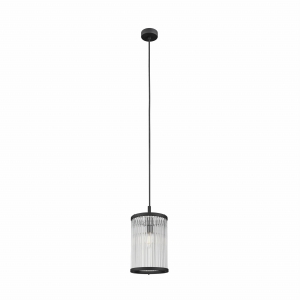 P0528-01F-P7AC SERGIO LAMPA WISZĄCA CZARNA/BLACK