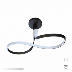 MX9932-1-3BD VISO LAMPA SUFITOWA CZARNA/BLACK
