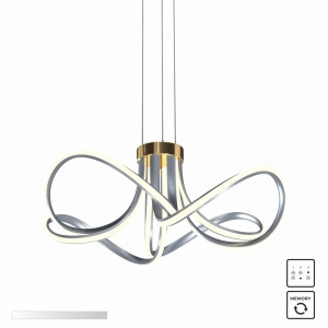 MD5520-4-3BGBDT ABRO LAMPA WISZĄCA CZARNO-SZARO-ZŁOTA/BLACK-GREY-GOLD