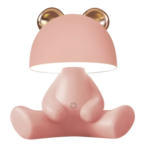 KDR-6303-PK LAMPA STOŁOWA MIŚ RÓŻOWA/PINK