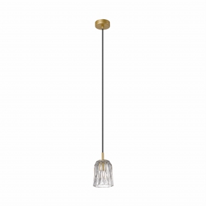 P0590-01A-V7AC TAZZA LAMPA WISZĄCA ZŁOTA/GOLD