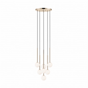 P0574-07F-F7AA ARCTURUS LAMPA WISZĄCA ZŁOTA/GOLD