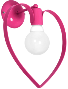 Kinkiet AMORE DARK PINK 1xE27