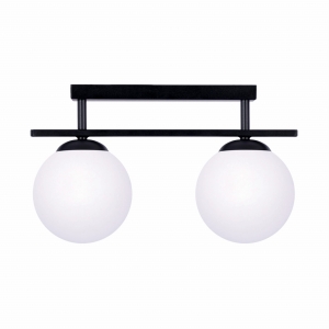 1211 GLOBE LAMPA SUFITOWA CZARNY