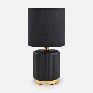 HS8720-BL LAMPA STOŁOWA CZARNY/ZŁOTY