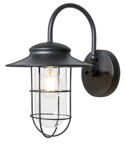 17068-WD INDUSTRIAL LAMPA ZEWNĘTRZNA KINKIET CZARNY/BLACK