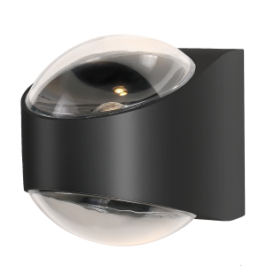 SJ12431 LUCENT LAMPA ZEWNĘTRZNA KINKIET CZARNY/BLACK