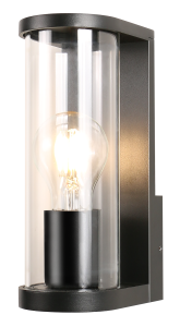 SJ15111 TWILIGHT LAMPA ZEWNĘTRZNA KINKIET CZARNY/BLACK