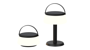 DT36111 AURE LAMPA STOŁOWA ZEWNĘTRZNA SOLARNA CZARNA/BLACK