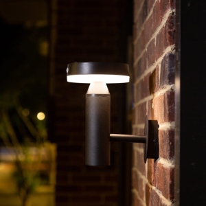 WT33611 CARLI KINKIET ZEWNĘTRZNY SOLARNY CZARNA/BLACK