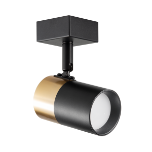 OB-2204BD-1-BK FORI KINKIET CZARNY-ZŁOTY/BLACK-GOLD