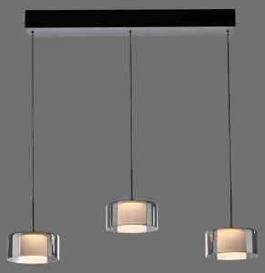 2113-18 RIKA LAMPA WISZĄCA CZARNY/SMOKY