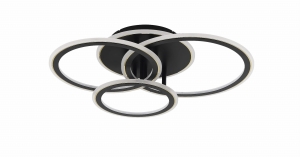 MS238130-BK LUNAR LAMPA SUFITOWA CZARNA-ZŁOTA/BLACK-GOLD