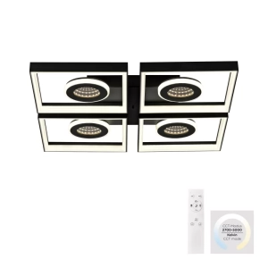 6855-18 TRAFORO LAMPA SUFITOWA CZARNY