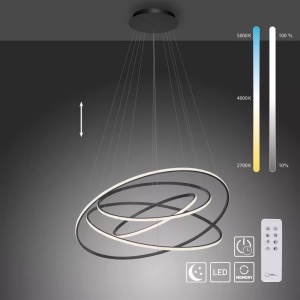 2124-13 TESSARA LAMPA WISZĄCA ANTRACYT