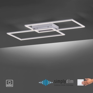 8193-55 INIGO LAMPA SUFITOWA STALOWY