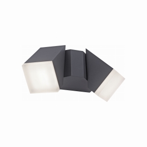 9722-13 RYAN LAMPA SUFITOWA/KINKIET ANTRACYT