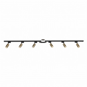 3022 ZESTAW 6 SZYNOPRZEWODY BLACK/GOLD JEDNOOBWODOWY