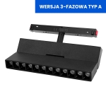 Lampa z diodami do szyn magnetycznych 12W 4000K DDCX-GDZD12 - TYP A
