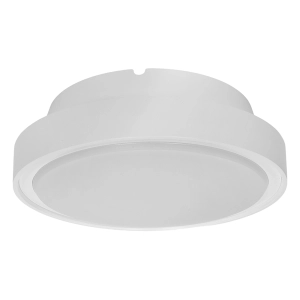 Plafon sufitowy PIR P2582-E27-S E27x2 biały z czujnikiem ruchu i zmierzchu