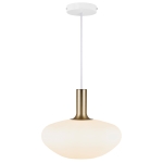 Lampa wisząca ALTON 35 PENDEL E27 HVID