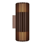 Lampa kinkiet ALUDRA DOUBLE WALL E27 SEASIDE METALLIC BROWN