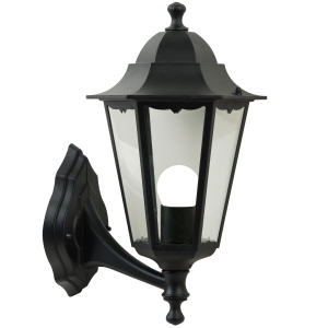 Lampa kinkiet CARDIFF UP E27 SORT