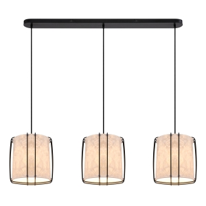 Lampa wisząca CARDINE 3-PENDEL E27 HVID