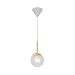 Lampa wisząca CHISELL 15 PENDEL E14 MESSING/KLAR