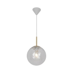 Lampa wisząca CHISELL 25 PENDEL E27 MESSING/KLAR