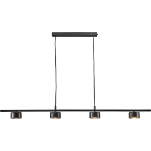 Lampa wisząca CLYDE 4-SKINNE LED SORT