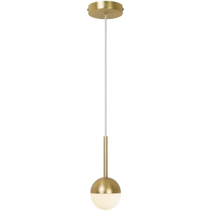 Lampa wisząca CONTINA PENDEL MESSING/OPAL GLAS