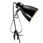 Lampa biurkowa CYCLONE KLEMSPOT E14 SORT