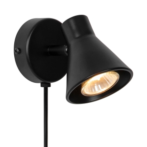 Lampa kinkiet EIK GU10 MAT SORT