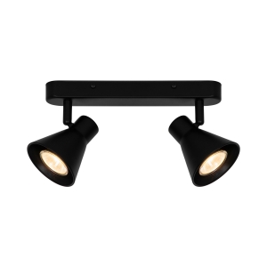 Lampa sufitowa EIK 2-SPOT GU10 MAT SORT