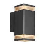 Lampa kinkiet ELM DOBBELT GU10 SORT