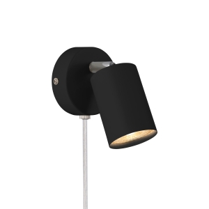 Lampa kinkiet EXPLORE GU10 SORT