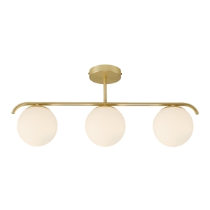 Lampa sufitowa GRANT 3-PENDEL E14 MESSING
