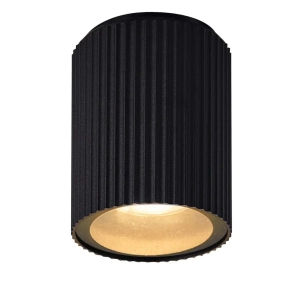 LAmpa sufitowa KYKLOP RIPPLE CEILING GU10 BLACK