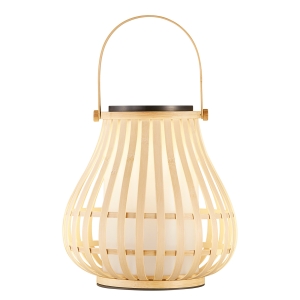 Lampa LEO SOLAR BATTERILAMPE  BAMBUS