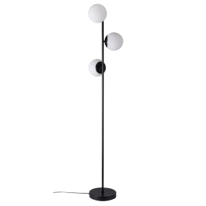 Lampa podłogowa LILLY GULV 3XE14 SORT/OPAL