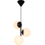 Lampa wisząca LILLY PENDEL 3XE14 SORT/OPAL