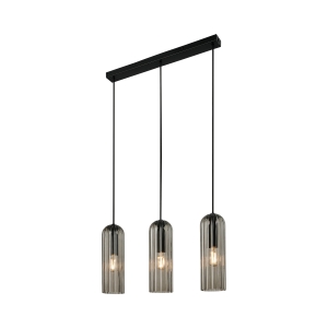 Lampa wisząca MIELLA 3-RAIL PENDANT E27 SMOKED
