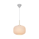 Lampa wisząca MILFORD 30 2,0 PENDEL MESSING/OPAL