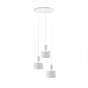ENKEL 3P biała sufitowa lampa wisząca